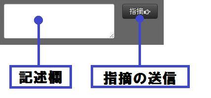 自由記述による指摘